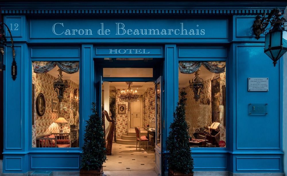 Hotel Caron De Beaumarchais Paris Exteriör bild